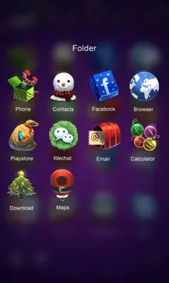 Happy new year 2015 GOLauncher EX Theme android App screenshot 0